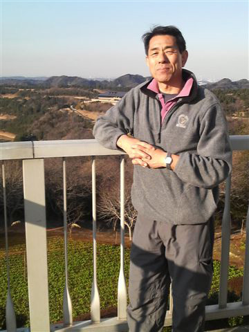 展望台での写真