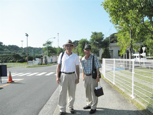 初めて池子基地へ進入
