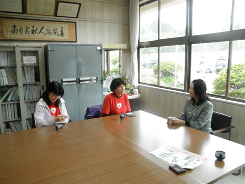 アンナ 陸前で英語の授業