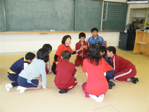 アンナ 陸前で英語の授業