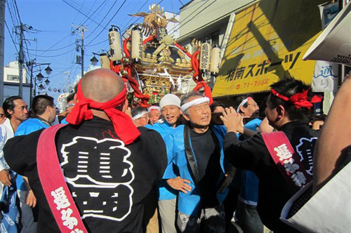 今年の亀ヶ岡神社祭礼