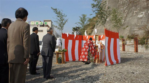新社屋 地鎮祭